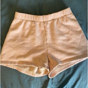 tna cozy fleece perfect hi-rise 3" sweatshort